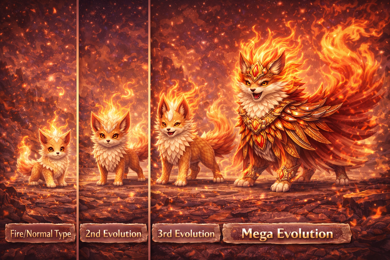 Blazefae Full Evolution Line