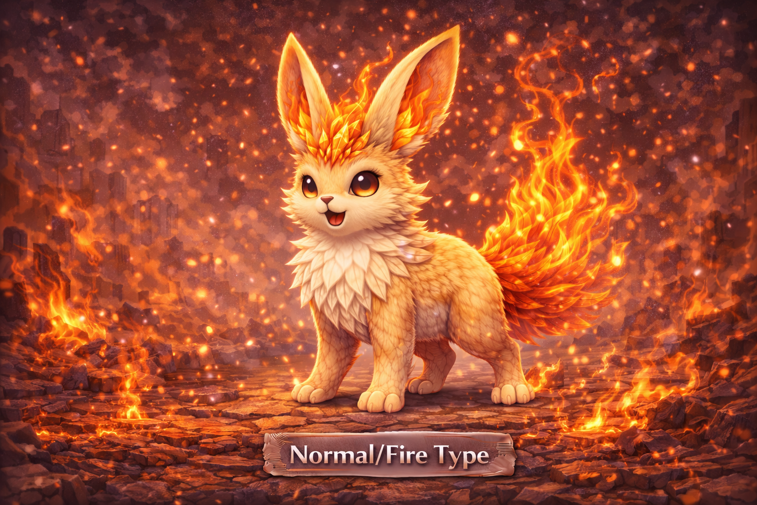 Emberpaw Normal/Fire Evolution